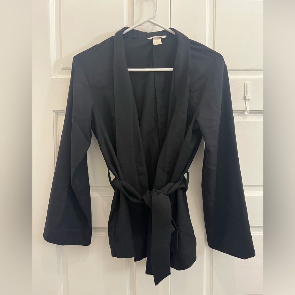 H&M kimono style black blazer